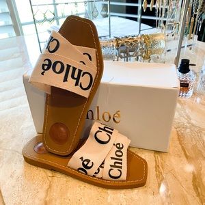Chloé Woody Flat Sandals